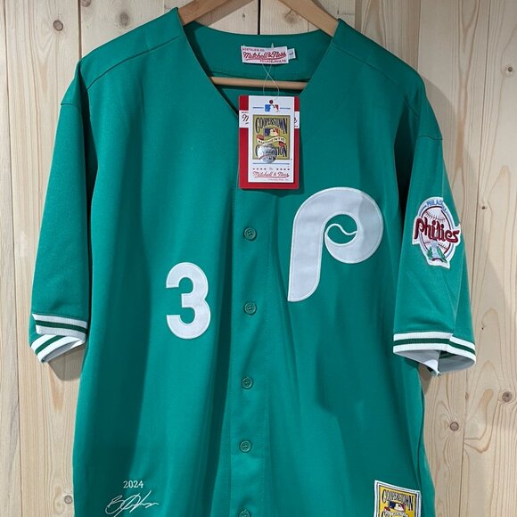 Philadelphia Phillies Bryce Harper #3 Green Jersey  - Various Adult Sizes - Picture 1 of 7